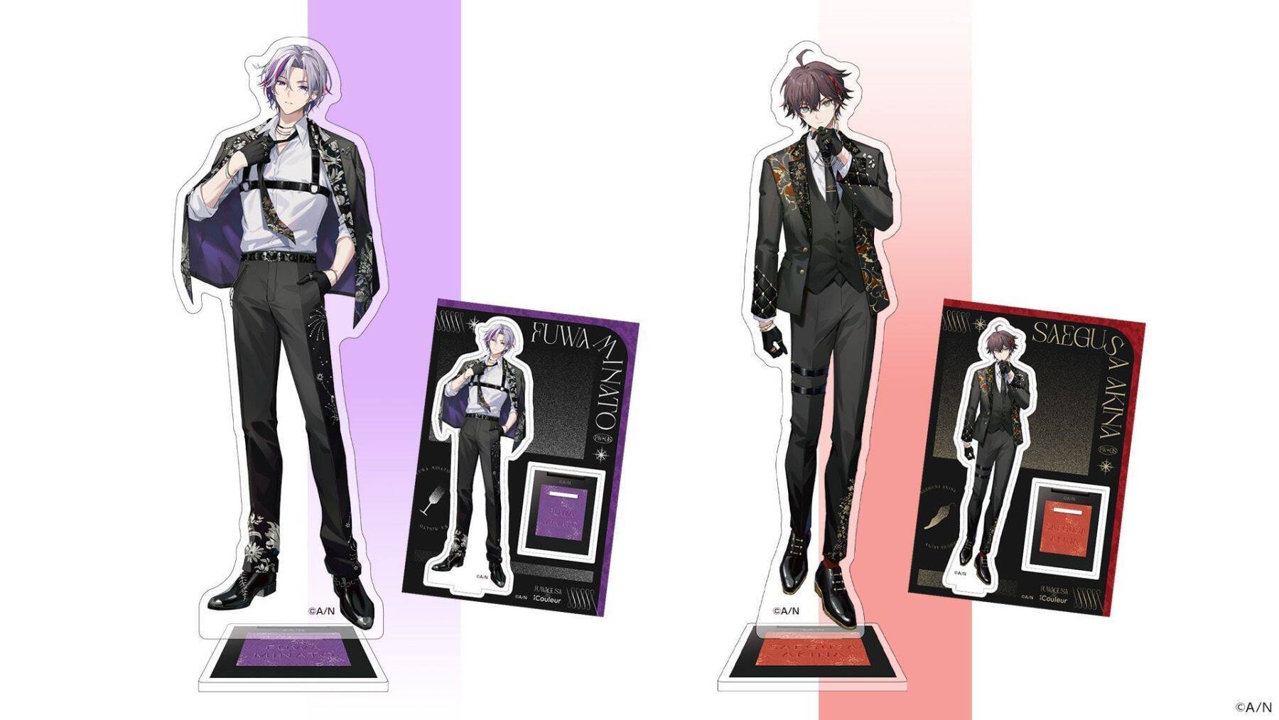 「ふわぐさ×iCouleur」コラボコスメが5月11日から受注開始！不破湊＆三枝明那の撮り下ろしビジュアルでアイシャドウ・アクスタが登場