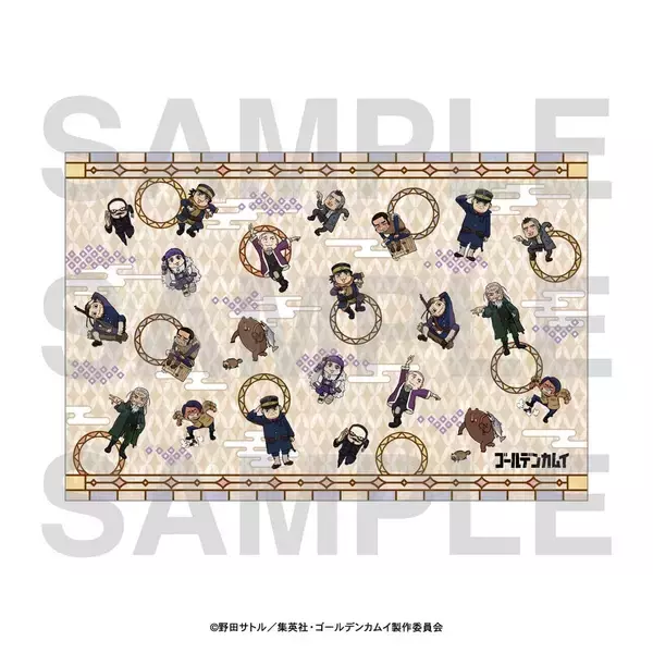 「「ゴールデンカムイ×くまみね」6月2日よりデフォルメイラストグッズがビックカメラグループに登場！杉元やアシㇼパたちが勢揃い」の画像