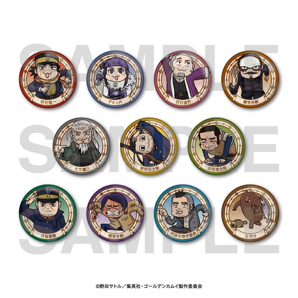 「ゴールデンカムイ×くまみね」6月2日よりデフォルメイラストグッズがビックカメラグループに登場！杉元やアシㇼパたちが勢揃い