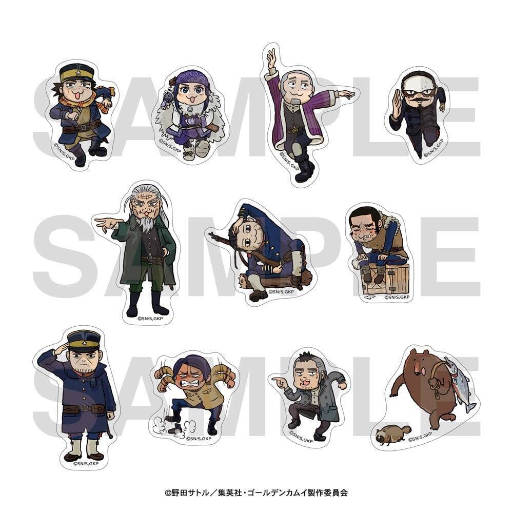 「ゴールデンカムイ×くまみね」6月2日よりデフォルメイラストグッズがビックカメラグループに登場！杉元やアシㇼパたちが勢揃い