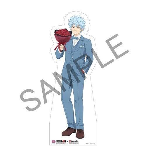 斉木楠雄が花束を抱えて登場♪『斉木楠雄のΨ難』×karendoが8月14日開幕！缶バッジ全10種＆生花ブーケも