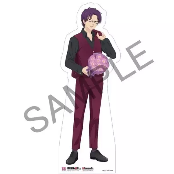「斉木楠雄が花束を抱えて登場♪『斉木楠雄のΨ難』×karendoが8月14日開幕！缶バッジ全10種＆生花ブーケも」の画像
