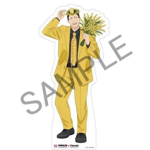 斉木楠雄が花束を抱えて登場♪『斉木楠雄のΨ難』×karendoが8月14日開幕！缶バッジ全10種＆生花ブーケも