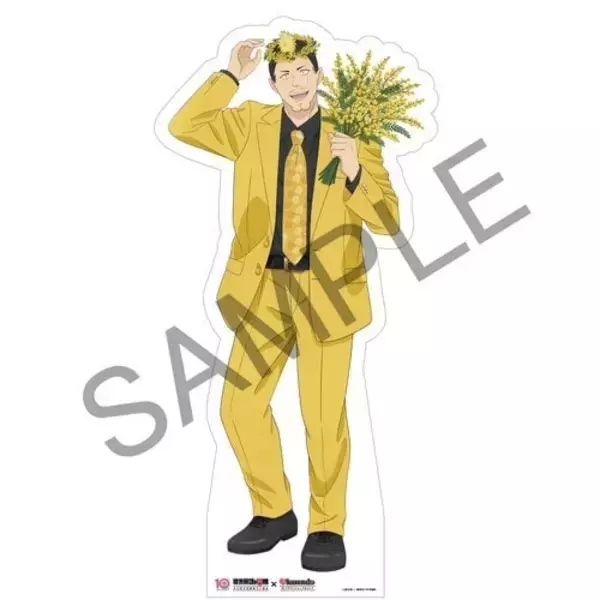 「斉木楠雄が花束を抱えて登場♪『斉木楠雄のΨ難』×karendoが8月14日開幕！缶バッジ全10種＆生花ブーケも」の画像