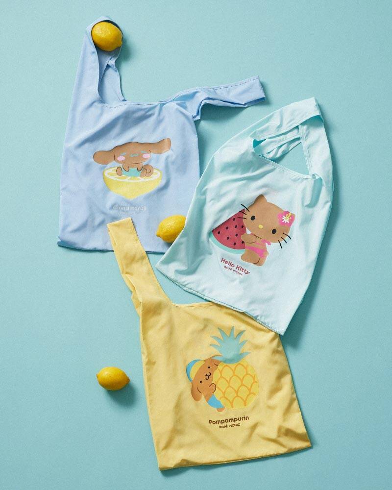 「サンリオ×ROPÉ PICNIC」夏コレクションが6月25日発売！日焼けハローキティ＆クロミのフェイスバッグなどが登場