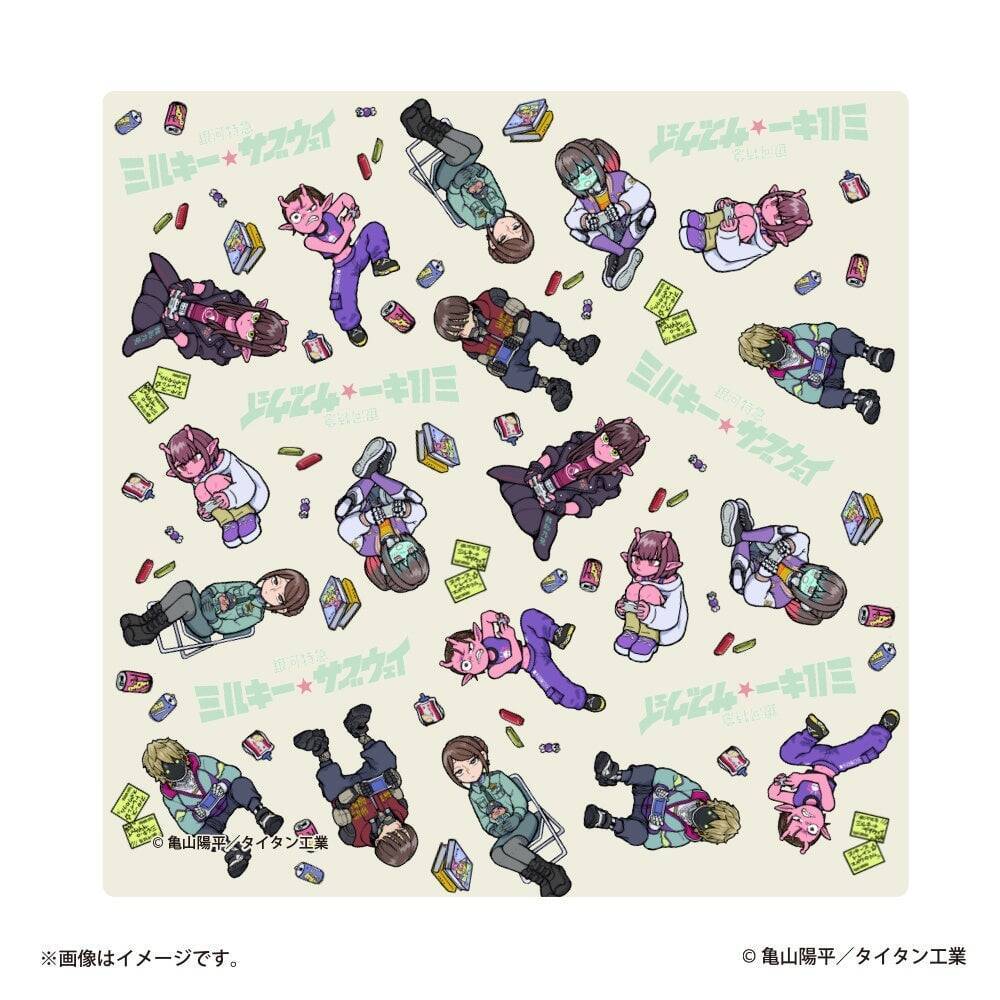 「銀河特急 ミルキー☆サブウェイ×ヴィレッジヴァンガード」描き起こしコラボグッズ第2弾が受注開始！キャラスタンドやTシャツなど全10種