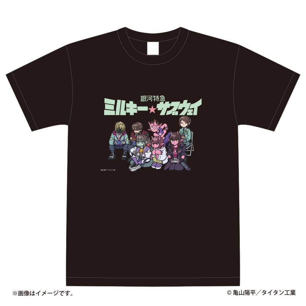 「銀河特急 ミルキー☆サブウェイ×ヴィレッジヴァンガード」描き起こしコラボグッズ第2弾が受注開始！キャラスタンドやTシャツなど全10種