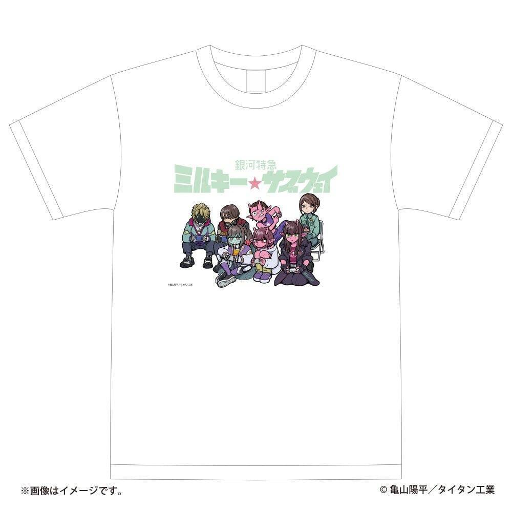 「銀河特急 ミルキー☆サブウェイ×ヴィレッジヴァンガード」描き起こしコラボグッズ第2弾が受注開始！キャラスタンドやTシャツなど全10種