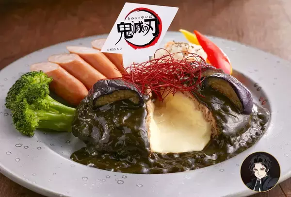 「伊黒の右目が目玉焼きに『鬼滅の刃』×ジョイフル第3弾が8月18日開始！ぷっくりシールが貰える＆新メニュー7品」の画像