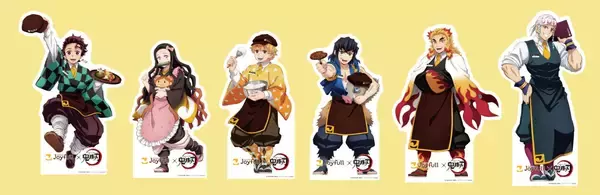 「伊黒の右目が目玉焼きに『鬼滅の刃』×ジョイフル第3弾が8月18日開始！ぷっくりシールが貰える＆新メニュー7品」の画像