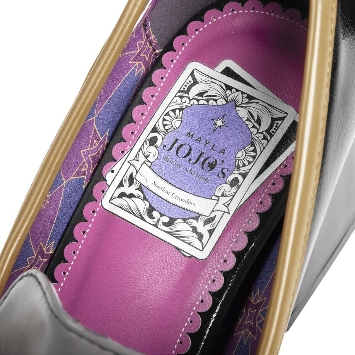 「ジョジョの奇妙な冒険×MAYLA」コラボパンプスが7月17日予約開始！承太郎・DIO・花京院・イギーの4モデル