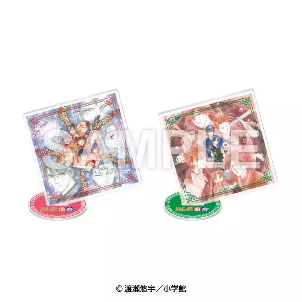 「「ふしぎ遊戯×ファミリーマート」原作イラストのアクリルスタンド＆缶バッジが5月21日発売！それぞれ全8種のラインナップで登場」の画像