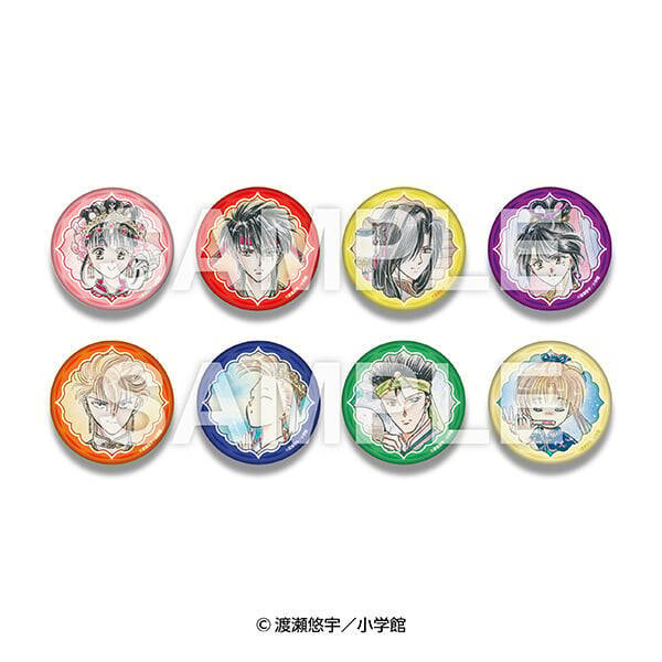 「ふしぎ遊戯×ファミリーマート」原作イラストのアクリルスタンド＆缶バッジが5月21日発売！それぞれ全8種のラインナップで登場