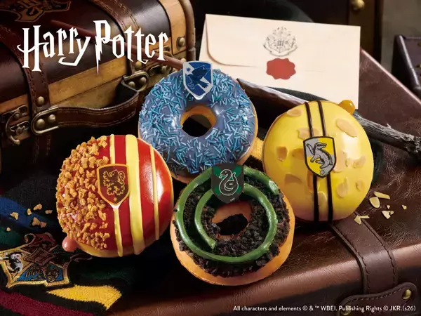 「『ハリー・ポッター』×クリスピー・クリーム・ドーナツ日本初コラボ全5種が8月21日発売！」の画像