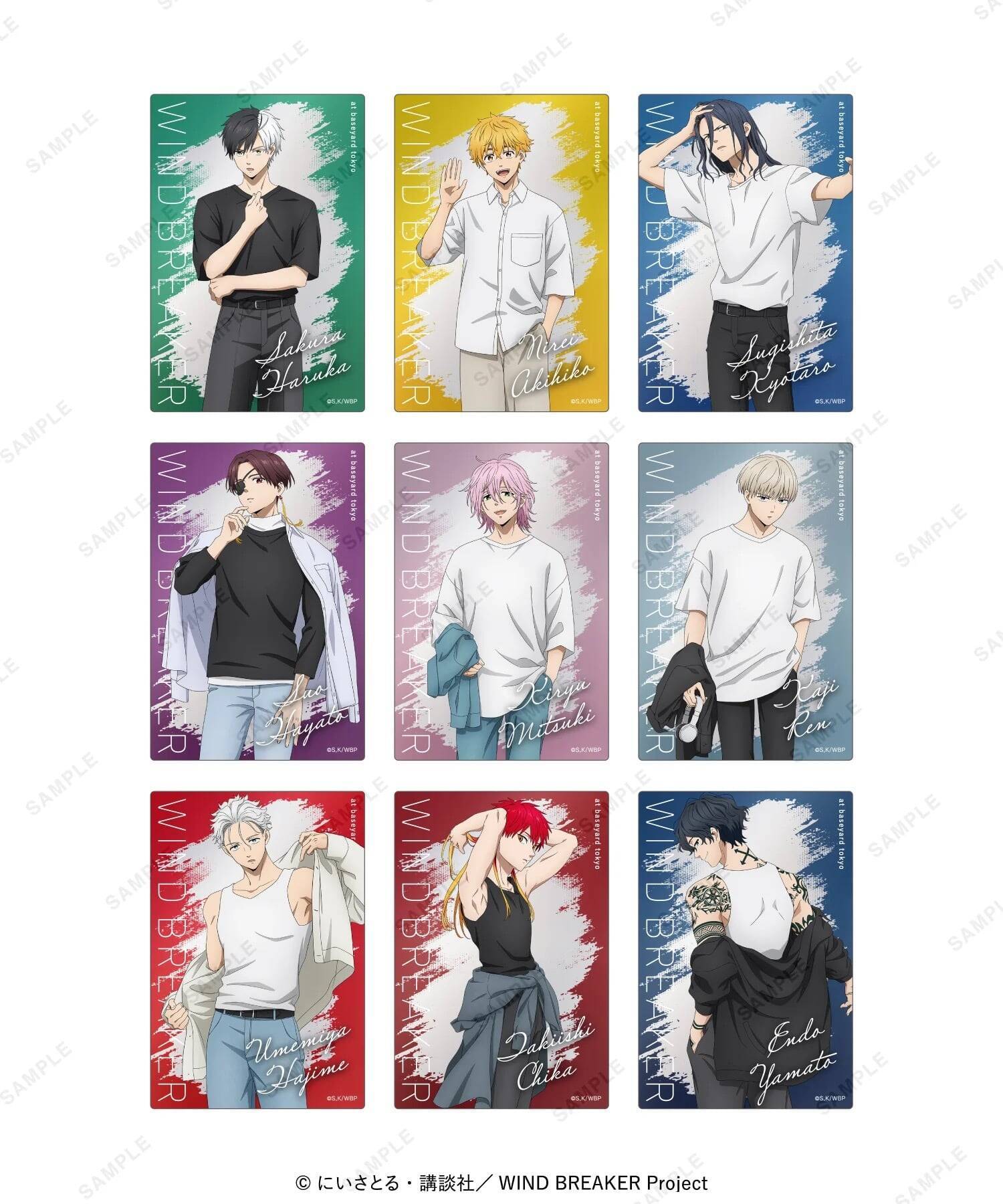 『WIND BREAKER』×ベースヤード トーキョー POPUPが5月29日開催！「初夏のシンプル&クール」描き下ろしビジュアルが登場