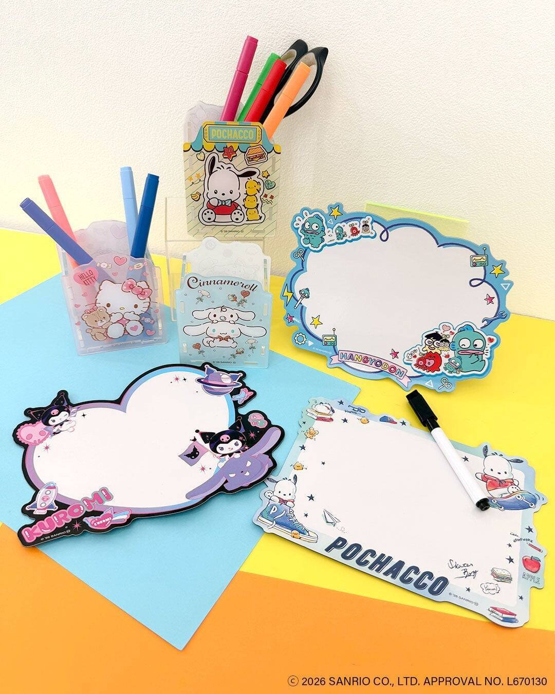 『サンリオキャラクターズ』文具がかわいい！サンキューマート限定アイテムが9月11日より販売開始