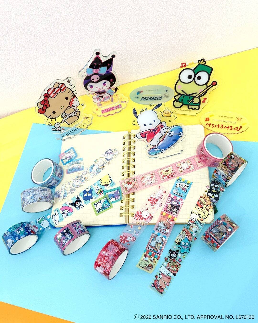 『サンリオキャラクターズ』文具がかわいい！サンキューマート限定アイテムが9月11日より販売開始