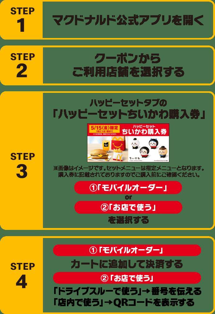 「ちいかわ」×マクドナルド ハッピーセットが5月15日発売！クルー姿の全8種が順次登場、メルカリは出品禁止を発表