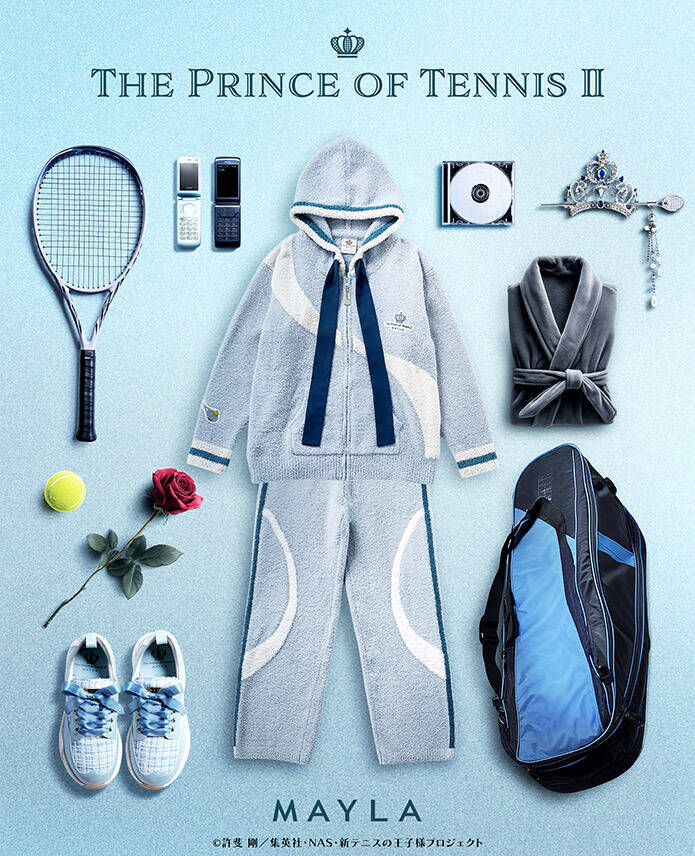「テニプリ×MAYLA」アイコニックラウンジウェアが4月28日予約スタート！青学・氷帝など5校のユニフォーム着想デザイン