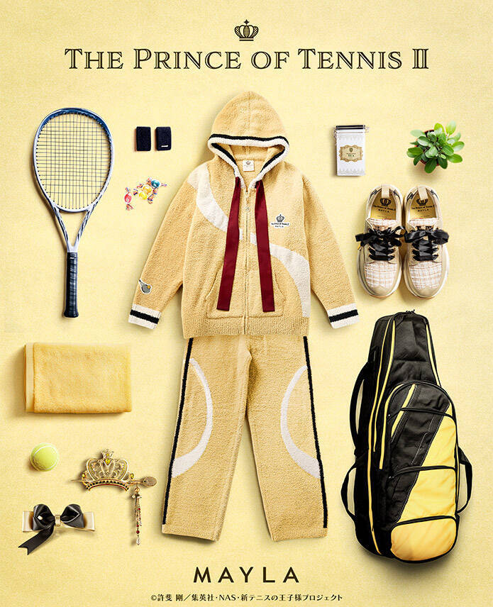 「テニプリ×MAYLA」アイコニックラウンジウェアが4月28日予約スタート！青学・氷帝など5校のユニフォーム着想デザイン