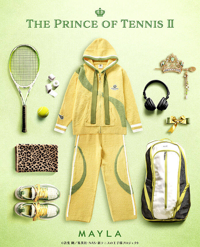 「テニプリ×MAYLA」アイコニックラウンジウェアが4月28日予約スタート！青学・氷帝など5校のユニフォーム着想デザイン