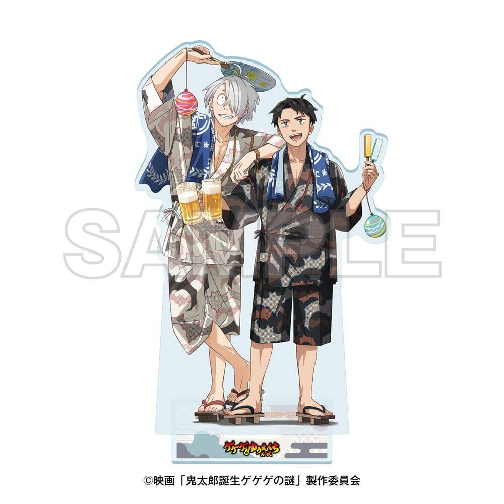 『鬼太郎誕生 ゲゲゲの謎』×西武園ゆうえんち コラボ第2弾が7月17日開始！夏祭りを楽しむ甚平姿のゲゲ郎＆水木が尊い