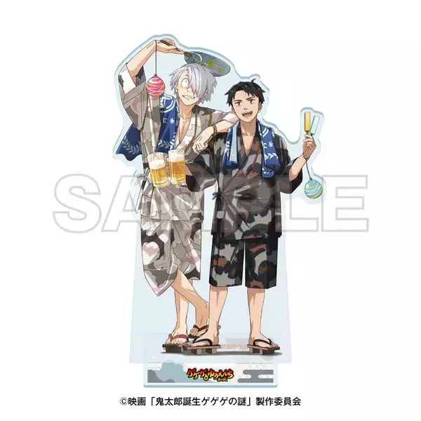 「『鬼太郎誕生 ゲゲゲの謎』×西武園ゆうえんち コラボ第2弾が7月17日開始！夏祭りを楽しむ甚平姿のゲゲ郎＆水木が尊い」の画像