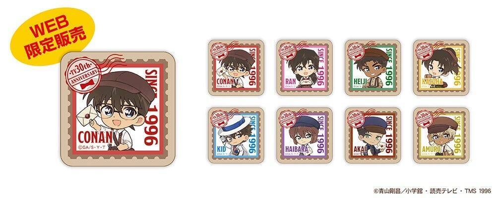 『名探偵コナン』配達員姿のコナンたちが可愛すぎる♪ 郵便局限定グッズが8月28日発売！アクスタ・缶バッジ全8種