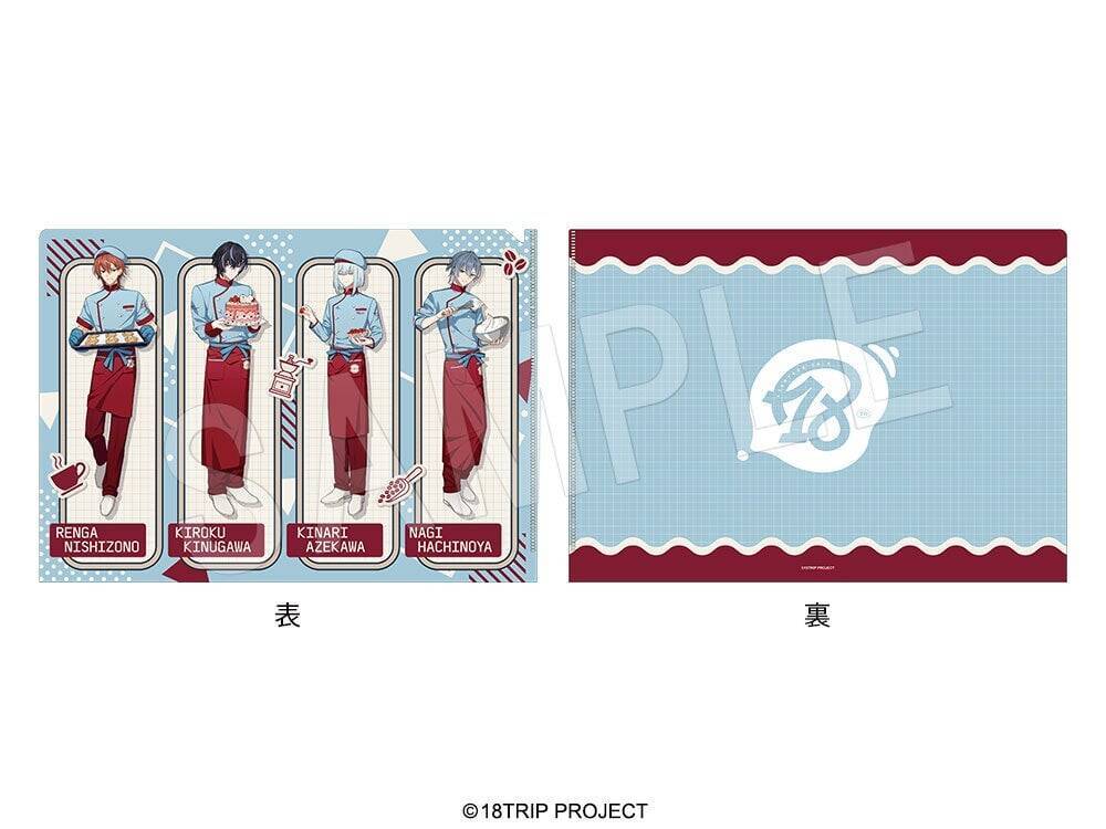 「18TRIP×スイパラ」練牙たちのパティシエ姿がアクスタに♪新作グッズが9月2日発売、ラメポストカード全9種