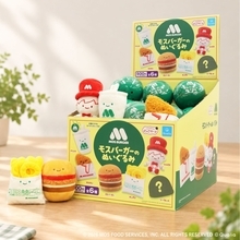 モスバーガー×にっこりーノ「モスバーガーのぬいぐるみ」が10月30日からモス204店舗で店舗販売BOX開始！全6種・500円（税込）