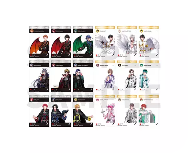 「『ヒプマイ』9周年カフェが9月12日開幕！悪魔＆天使姿のグラデ便箋やハロウィンメニュー解禁」の画像