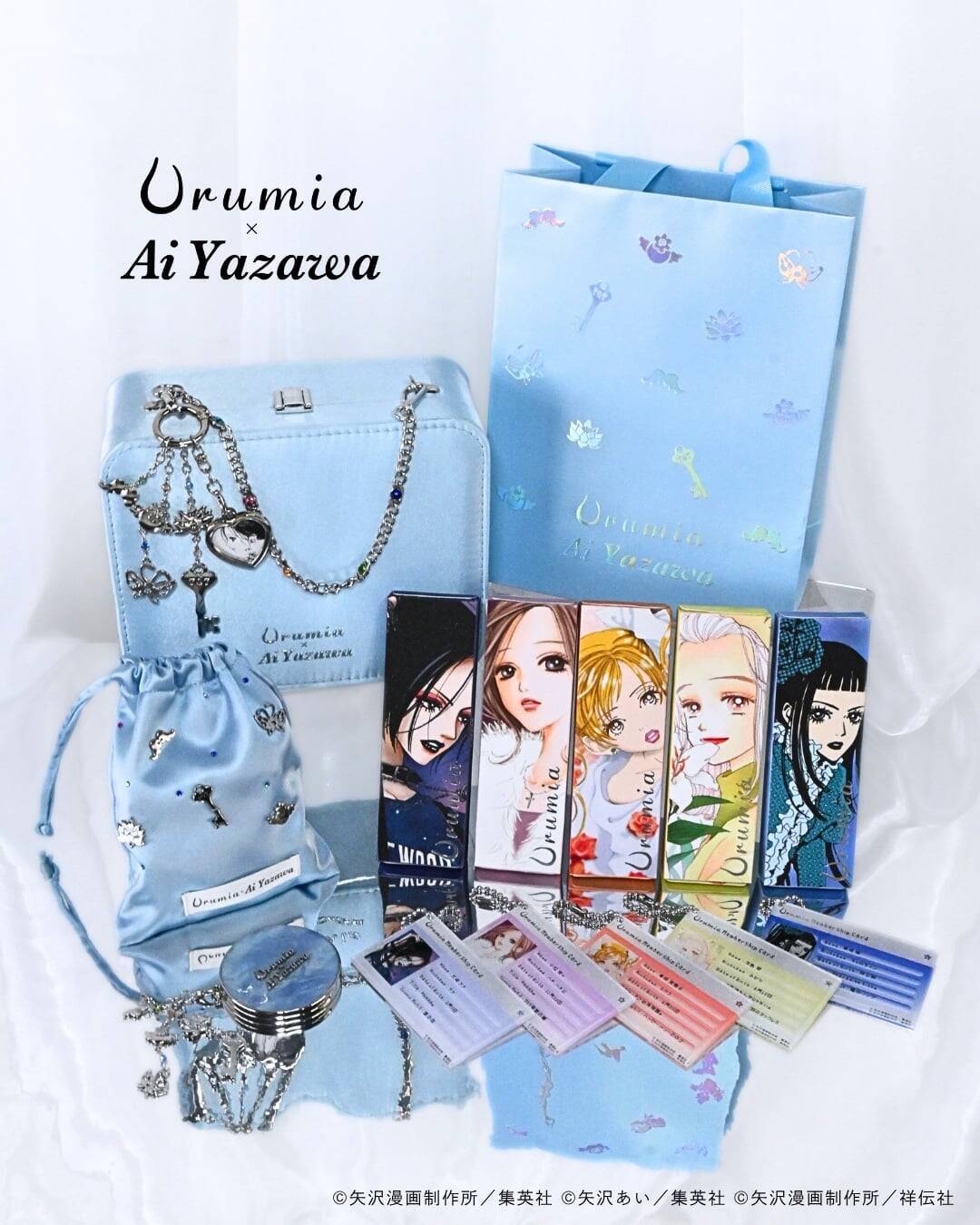 「矢沢あい×Urumia」NANA・パラキスら名作ヒロインの瞳をまとうカラコン全5色が7月29日予約開始！