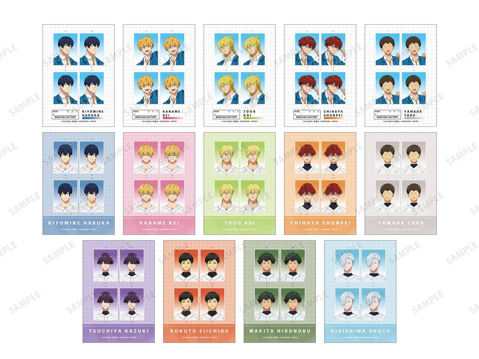『忘却バッテリー』POP UP SHOPが開催決定！ストリートスポーツの缶バッジ・アクスタなどがラインナップ