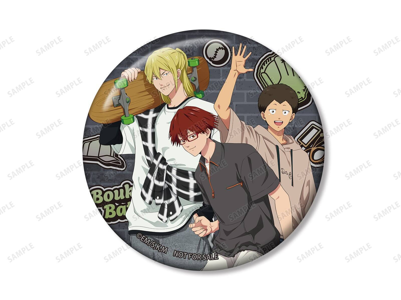 『忘却バッテリー』POP UP SHOPが開催決定！ストリートスポーツの缶バッジ・アクスタなどがラインナップ