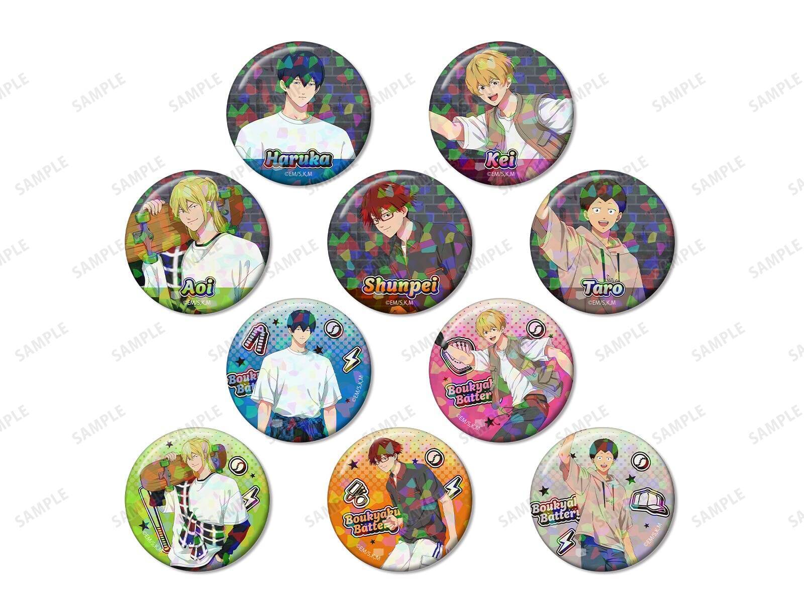 『忘却バッテリー』POP UP SHOPが開催決定！ストリートスポーツの缶バッジ・アクスタなどがラインナップ