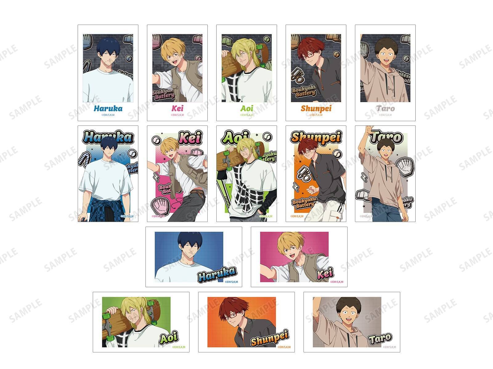 『忘却バッテリー』POP UP SHOPが開催決定！ストリートスポーツの缶バッジ・アクスタなどがラインナップ