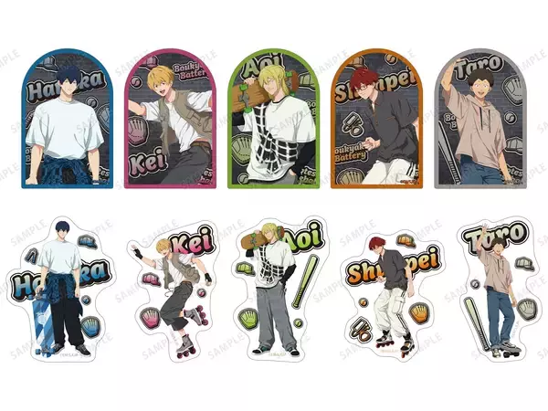 「『忘却バッテリー』POP UP SHOPが開催決定！ストリートスポーツの缶バッジ・アクスタなどがラインナップ」の画像
