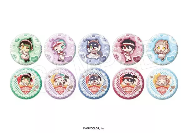 「「にじさんじ×マリオンクレープ」第二弾コラボが4月2日スタート！撮り下ろしLive2Dビジュアル＆制服姿のミニキャラグッズが登場」の画像