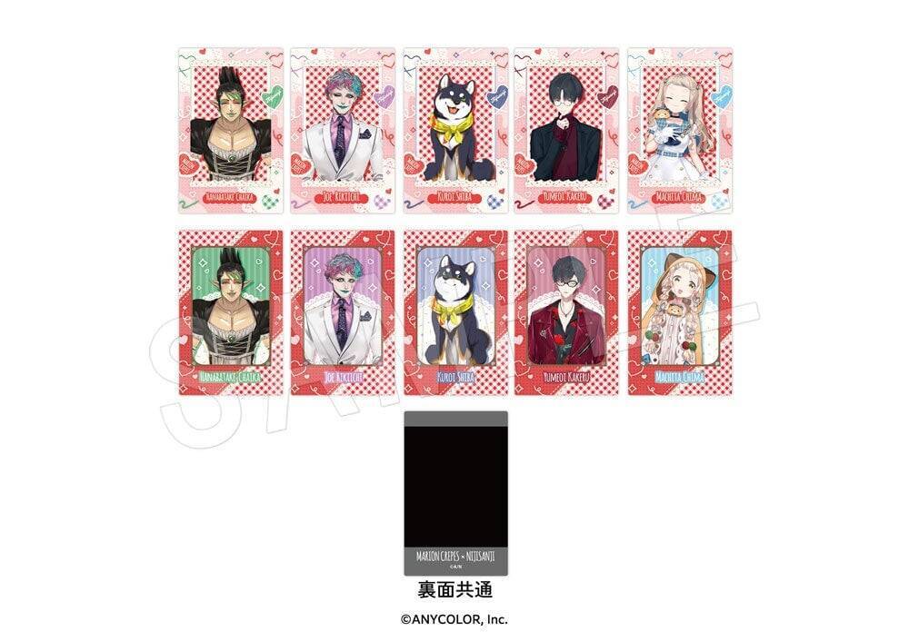 「にじさんじ×マリオンクレープ」第二弾コラボが4月2日スタート！撮り下ろしLive2Dビジュアル＆制服姿のミニキャラグッズが登場