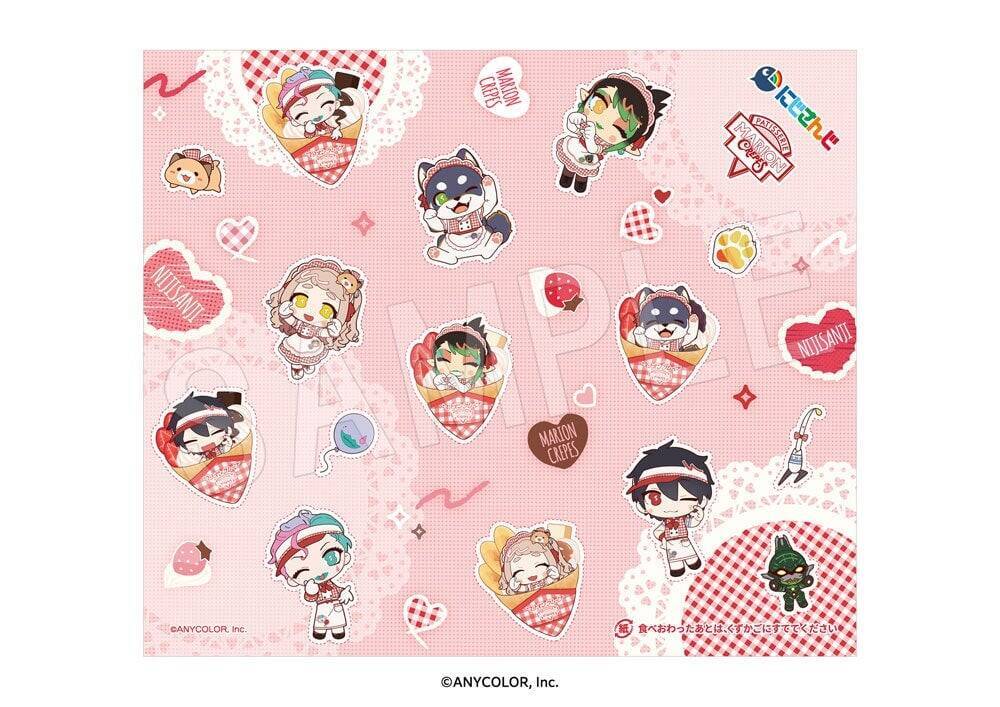 「にじさんじ×マリオンクレープ」第二弾コラボが4月2日スタート！撮り下ろしLive2Dビジュアル＆制服姿のミニキャラグッズが登場