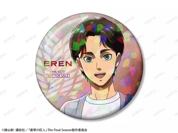 「「進撃の巨人 POP UP SHOP in AMNIBUS STORE」5月8日より開催！エレン・エルヴィン・リヴァイ・ハンジの私服描き下ろしグッズが登場」の画像