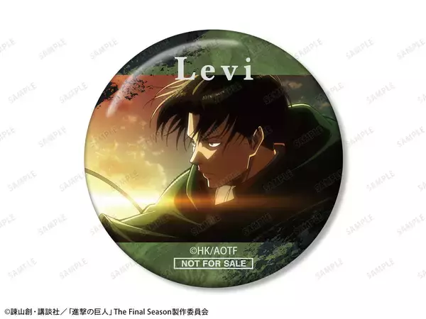 「「進撃の巨人 POP UP SHOP in AMNIBUS STORE」5月8日より開催！エレン・エルヴィン・リヴァイ・ハンジの私服描き下ろしグッズが登場」の画像