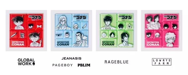 「「名探偵コナン×アダストリア」コラボが5月9日スタート！江戸川コナン・安室透たちが描かれた全44アイテムが登場」の画像