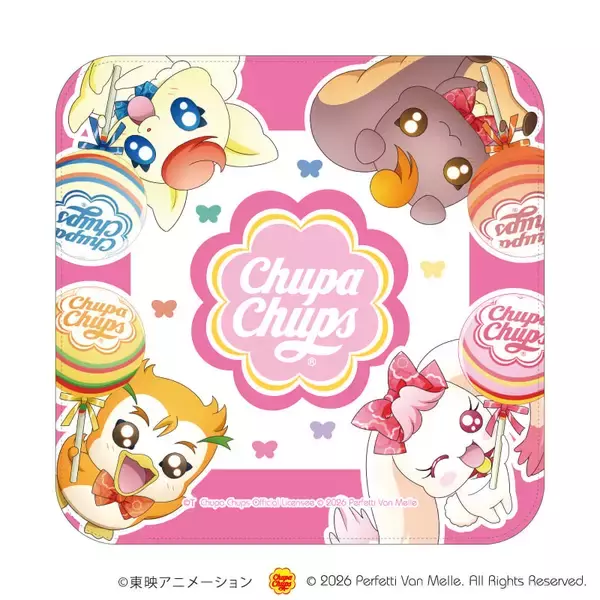 「『Yes！プリキュア5GoGo！』×チュッパチャップス コラボグッズが8月21日発売！描き下ろし缶バッジ・ホログラムアクスタが甘かわいい」の画像