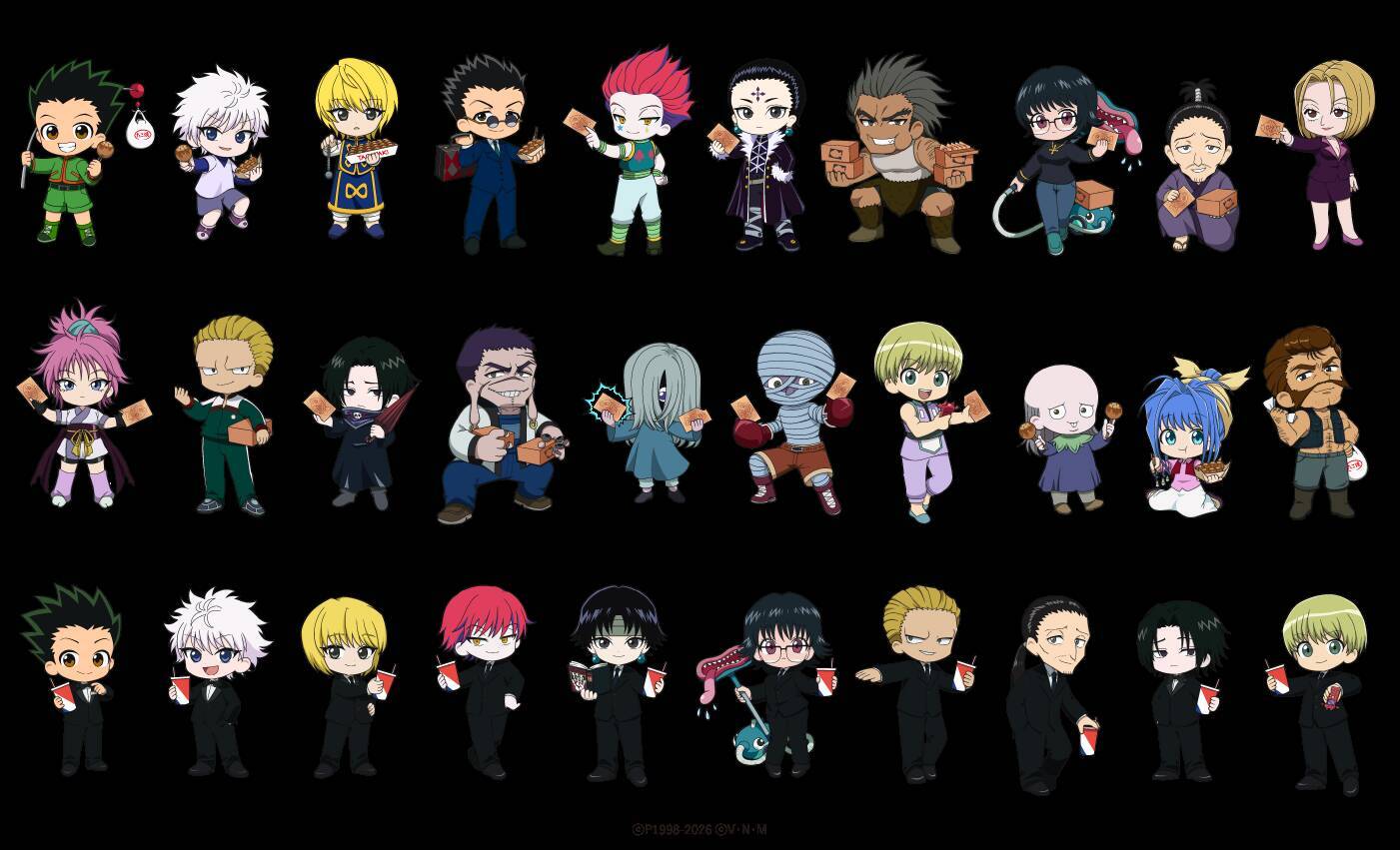 幻影旅団も登場『HUNTER×HUNTER』×築地銀だこ コラボ第2弾が8月18日開始！限定カード全36種