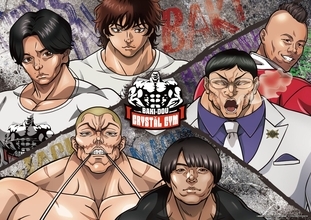 『刃牙道』×クリスタルジム、野田クリスタルたちが“刃牙化”した描き下ろしグッズ！アクスタやパーカーが東京・大阪POPUPで10月22日まで