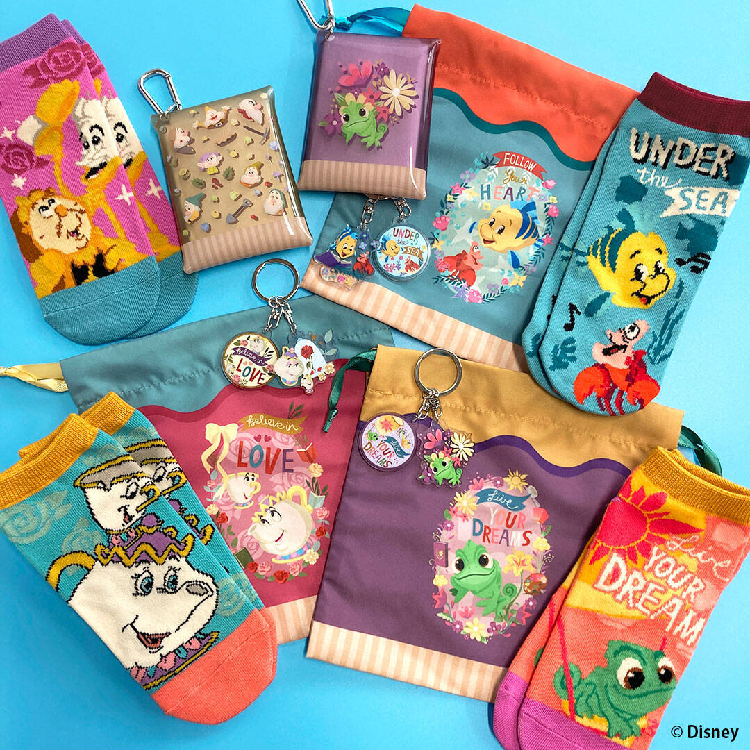 「ディズニー×サンキューマート」コラボはプリンセスフレンズ！パスカルやセバスチャンが日常に寄り添う