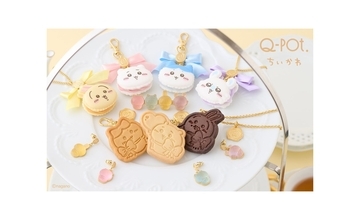 「ちいかわ」×Q-pot.スイーツアクセサリーが6月26日発売！ハチワレたちのマカロン・焼きたてクッキーが尊い