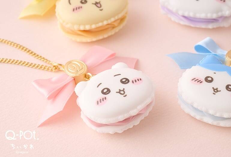 「ちいかわ」×Q-pot.スイーツアクセサリーが6月26日発売！ハチワレたちのマカロン・焼きたてクッキーが尊い