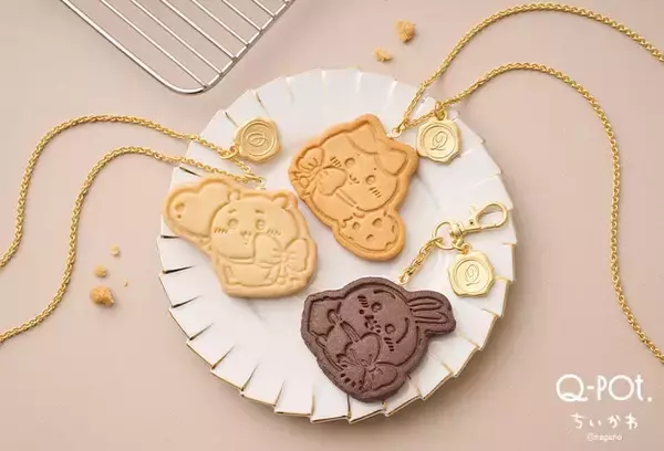 「「ちいかわ」×Q-pot.スイーツアクセサリーが6月26日発売！ハチワレたちのマカロン・焼きたてクッキーが尊い」の画像